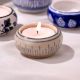Handmade Tea Light Holders Made of Ceramic in Set of 4